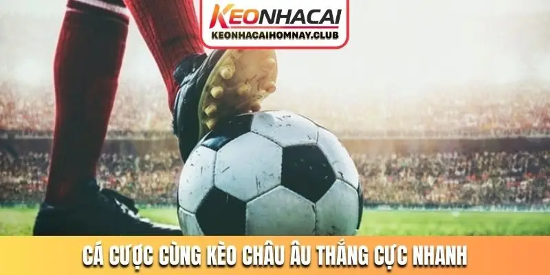 Cá cược cùng kèo châu Âu thắng cực nhanh