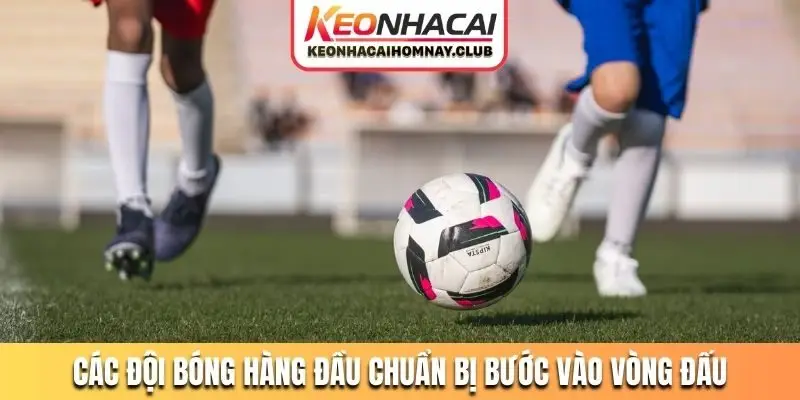 Các đội bóng hàng đầu chuẩn bị bước vào vòng đấu