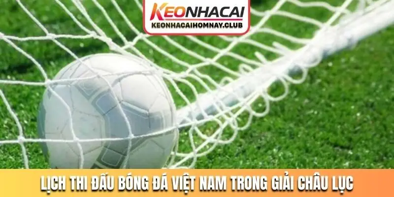 Lịch thi đấu bóng đá Việt Nam trong giải châu lục